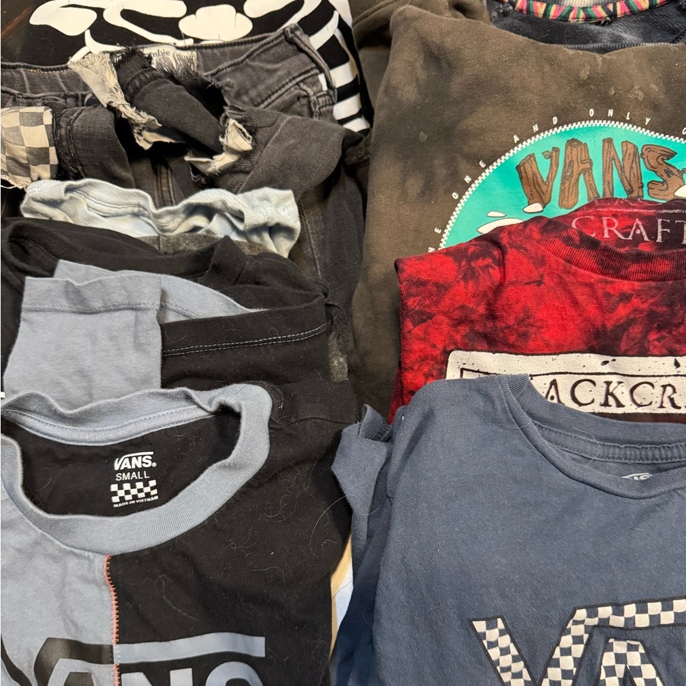 Boys Emo/Skater lot (Vans, BlackCraft +) Sizes 6/7